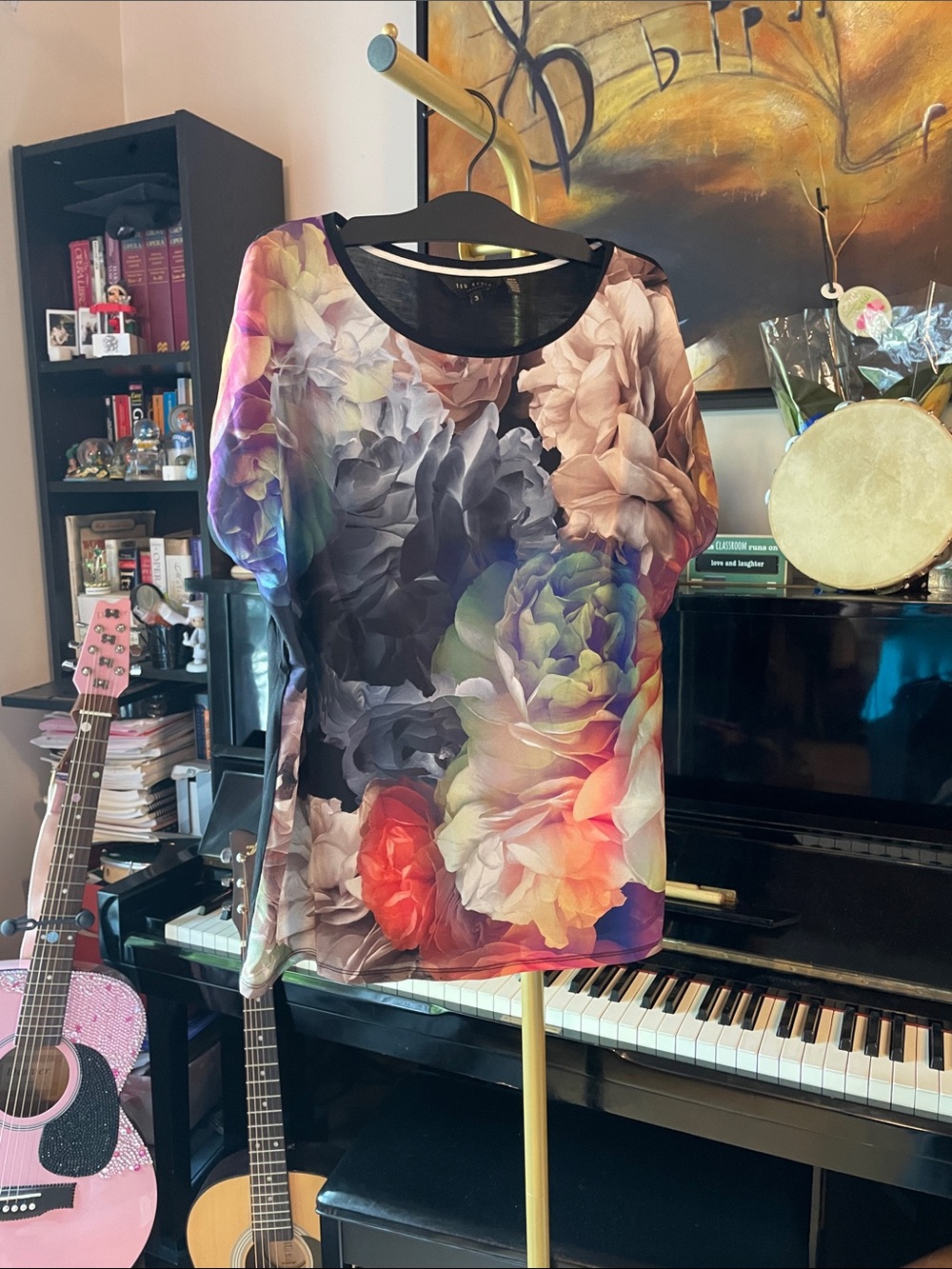 Ted Baker Rihanna Technicolour Bloom tee